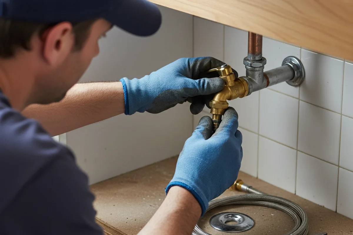 Shutoff valve and fitting work during Repiping in Lake City